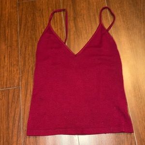 Brandy Melville red tank top